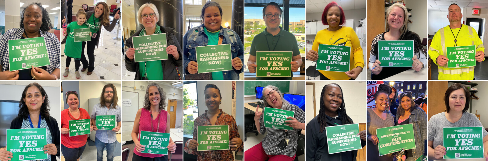 We're voting YES for AFSCME Supervisors Union